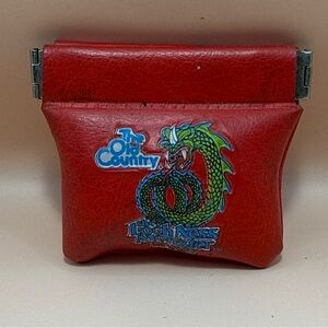 Vintage Squeeze Top Coin Purse Souvenir Loch Ness Monster Lives THE OLD COUNTRY
